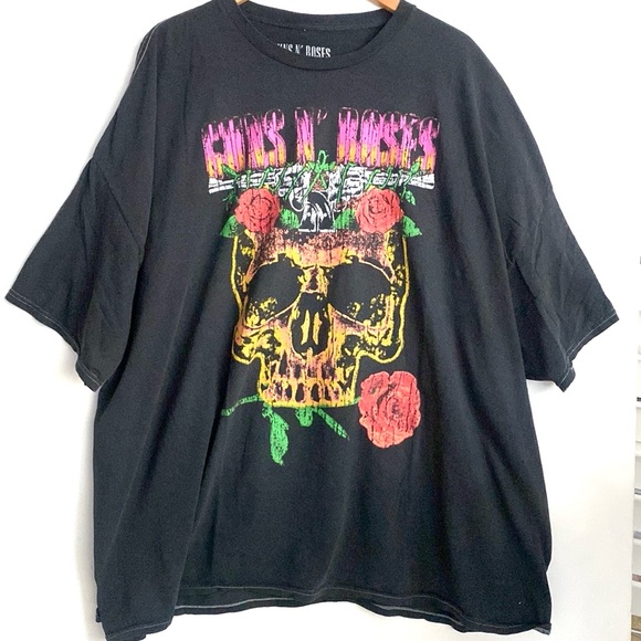 (A11) Guns N Roses 1991 US Tour Short Sleeve Tee - Black, Size 3X, NWOT, Unisex - Picture 5 of 8